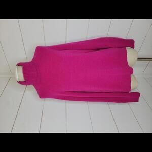 J Crew Small pink turtleneck sweater. So soft & stretchy.